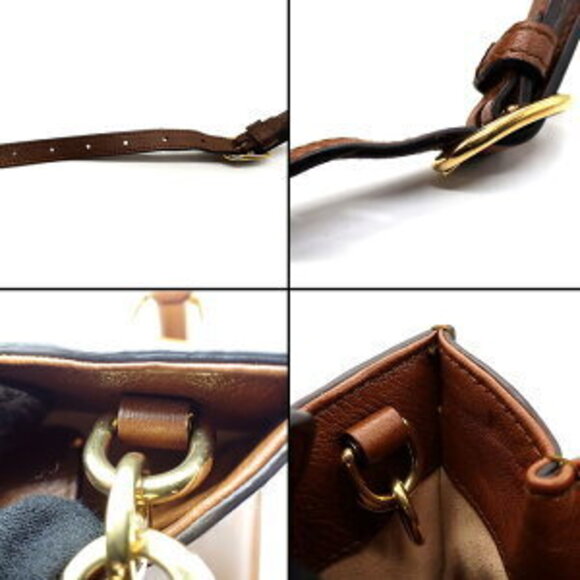 Gucci Diana Tote Bag Brown Leather - Picture 7 of 10